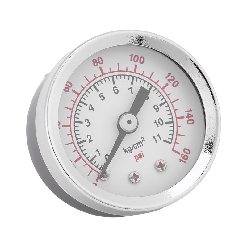 Pressure Gauge: 4cm Dial Plate, Stable Performance, Mini Size - Clear Number Markings, Metal Case Manometer for Water Oil Air Pressure Measurement - Image 3