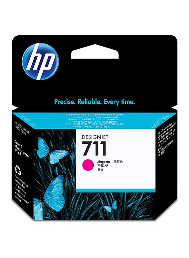 خرطوشة حبر 711 من HP طراز CZ131A أرجواني