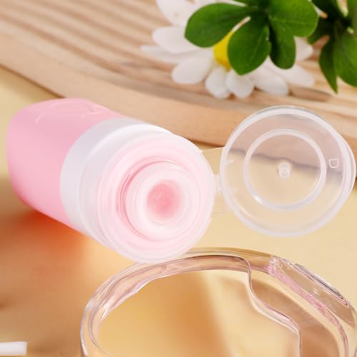 INSFIT Travel Bottles for Toiletries, TSA Approved 2oz Travel Size Containers, BPA Free Leak Proof Squeezable Silicone Tubes for Shampoo Conditioner Lotion Soap with Labels - Image 2