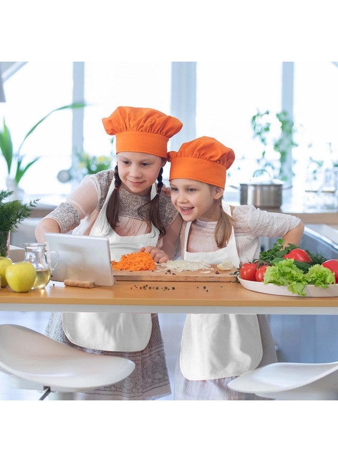 KUUQA أرواب فنية للأطفال من كوكوا - عبوة 24 قطعة بيضاء لأرواب الرسم للأطفال، أرواب فنية لمستلزمات الحرف والمطبخ والفصول الدراسية واحتفالات الرسم - Image 5