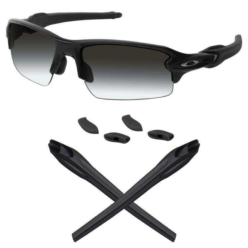 Mryok Mryok Replacement Earsocks Nosepieces Kits for Oakley Flak 2.0/2.0 XL - Black  - Image 2
