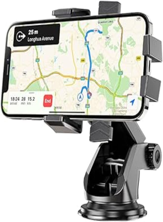 CA83 David one-button center console car holder