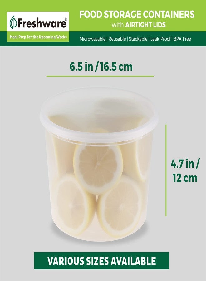 Freshware Plastic Deli Containers 32 oz, 64 ounce, 64 oz, 12-Set - Image 3