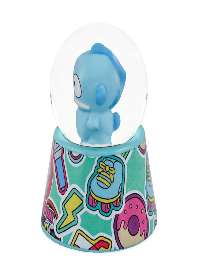 Silver Buffalo Sanrio Hangyodon Mini Snow Globe| 2.5 Inches Tall - Image 3