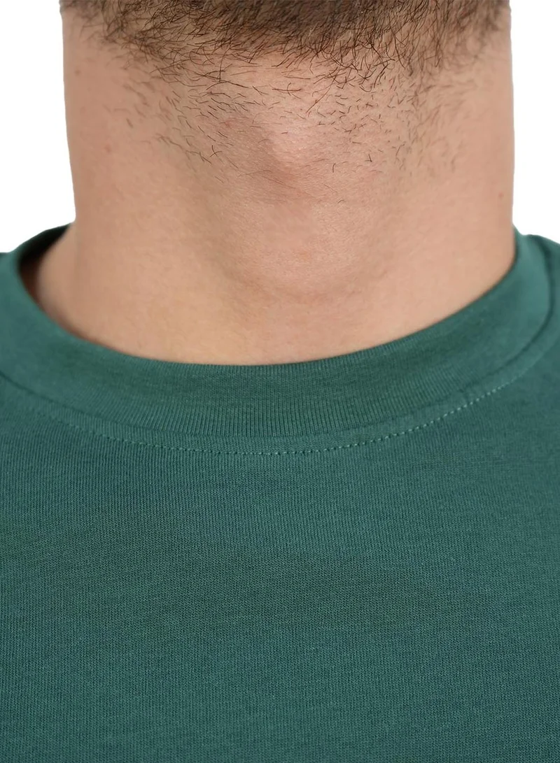 GIORDANO  Men's Giordano Cotton Crewneck Slim Fit Tee - Short Sleeve for Men | Best Price UAE