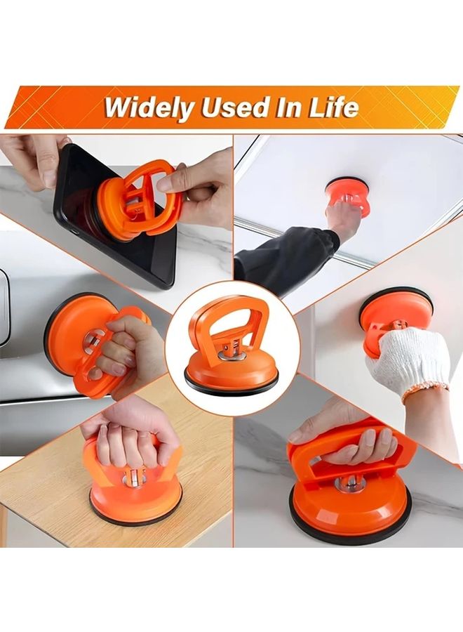 Black Car Dent Puller Kit 1 Large 2 Small Suction Cup Remover For Body Repair - Image 5