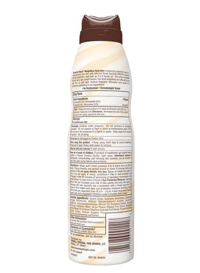 Hawaiian Tropic SH WeightLess CS SPF15 170g - Image 2