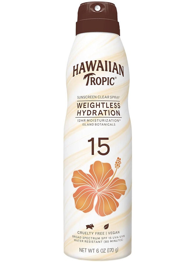 Hawaiian Tropic SH WeightLess CS SPF15 170g - Image 1