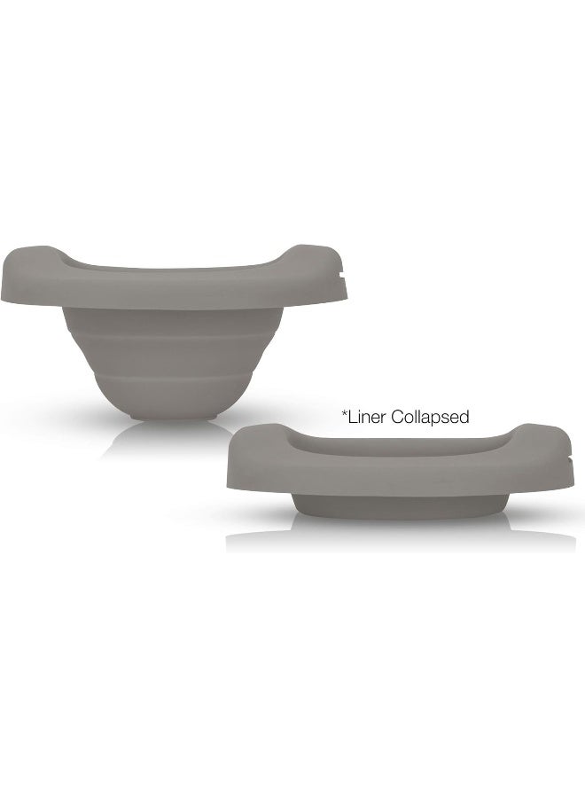Kalencom Potette Potty Seat Value Pack15M+, Piece Of 1, White Gray, 9.5X9X3.5 Inch (Pack Of 1) - Image 5