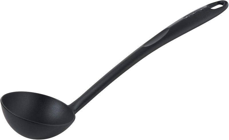 T-fal TEFAL Bienvenue Ladle | Kitcken Tool | High-Heat Resistance | Scratch-Free for Cookware | Dishwasher-Safe | Black | Plastic | Made in France | 2 Years Warranty | 2744312 - Image 1