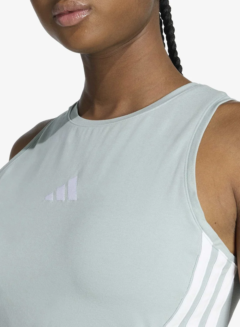 Adidas  Essentials 3-Stripes Padded Tank for Women | Best Price UAE