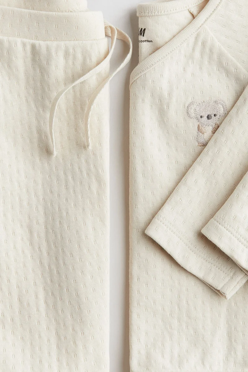 H&M 2-piece cotton jersey set