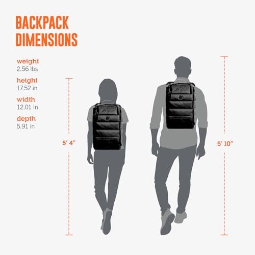 STM Dux 16L Backpack - Slim, Rugged, Comfortable, Innovative, Versatile, 360 Degree Protective Backpack for Men & Women, Fits up to a 16" Laptop Plus a Tablet Sleeve - Grey - Image 3