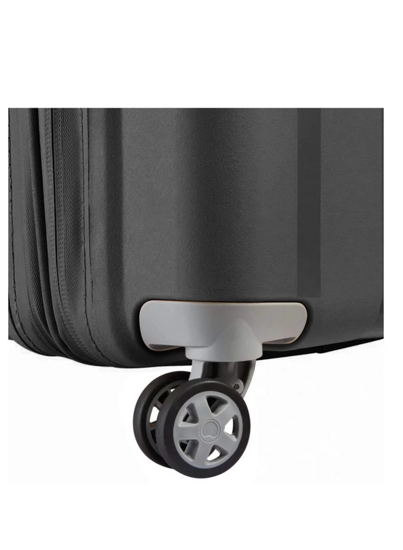 DELSEY Paris Clavel 83cm Hardcase 4 Double Wheel Expandable Check-In Luggage Trolley Black