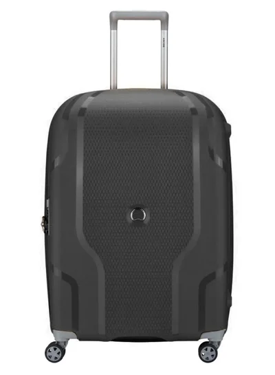 DELSEY Paris Clavel 83cm Hardcase 4 Double Wheel Expandable Check-In Luggage Trolley Black