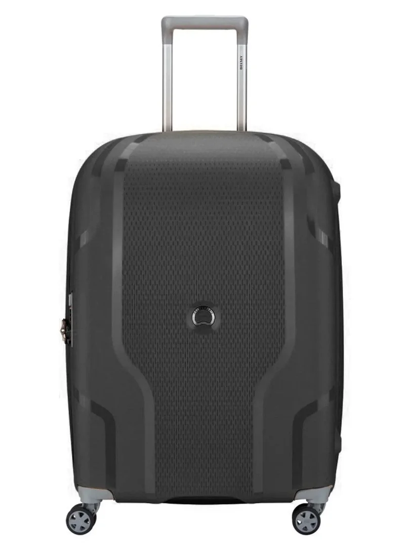 DELSEY Paris Clavel 83cm Hardcase 4 Double Wheel Expandable Check-In Luggage Trolley Black