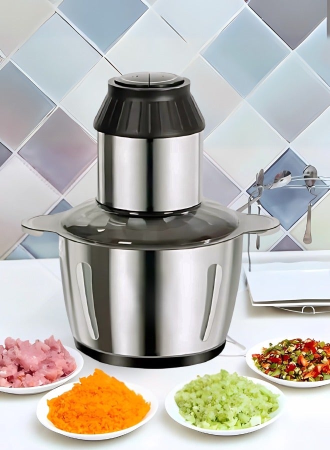Gold Crest Electric Meat Grinder 3.0 L 400 W Silver - Image 4