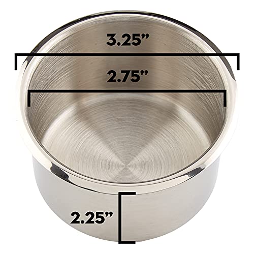 Brybelly Small, Single Standard Stainless Steel Drop-in Cup Holder by Brybelly - Image 5