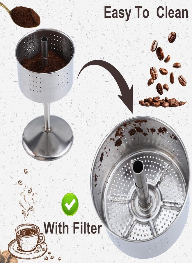 Prudiut 400Pcs Percolator Coffee Filters, 3.75in Unbleached Coffee Filter, Natural Disposable Disc Coffee Filters for Percolator Coffee Pot, Coffee Filter for Home Office Camping Use - Image 4