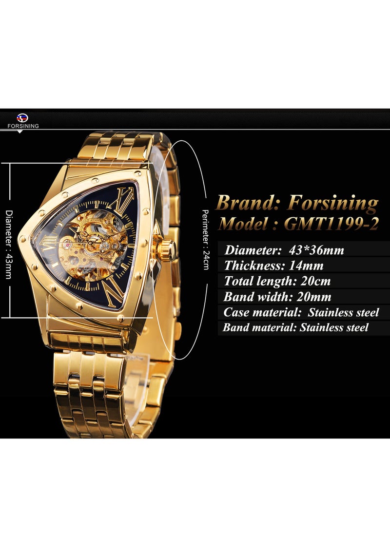 FORSINING FORSINING Men's Waterproof Mechanical Watch SLZe252  - Image 4