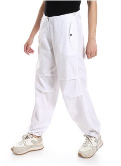 Wide Trousers With Elastic At The Waist-White - pzsku/Z7172B3A66ED8182D1E77Z/45/_/1709740703/3be77e76-c419-4902-a0a4-7e48719067df