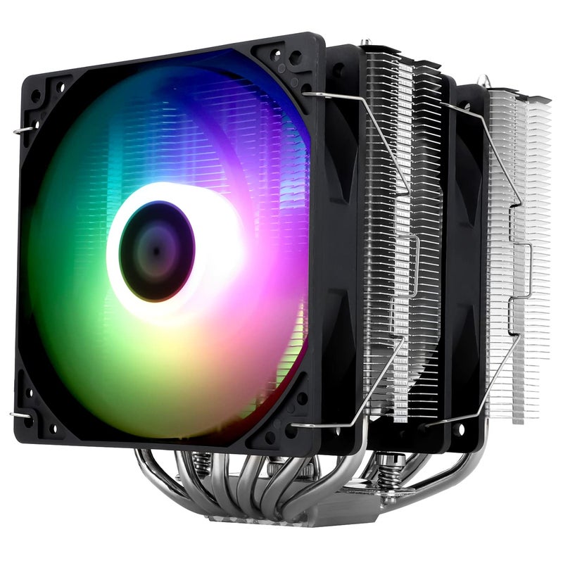 Thermalright Peerless Assassin 120 SE ARGB CPU Air Cooler, 6 Heat Pipes CPU Cooler, Dual 120mm TL-C12C-S PWM Fan, Aluminium Heatsink Cover, AGHP Technology, for AMD AM4/AM5 Intel 1700/115X/1200/1851 - Image 1