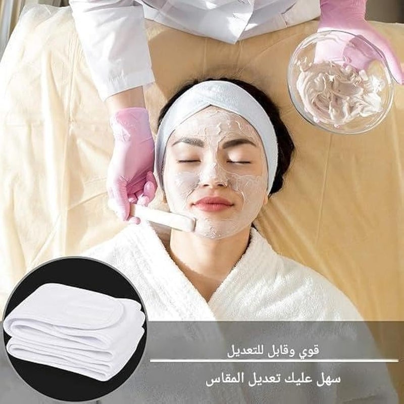 Adjustable Skincare Headband - Perfect for Makeup, Face Wash, Home Spa - Image 3