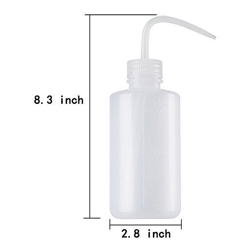 WKM Economy Plastic Squeeze Washing Bottle for Medical Lab, Tattoo Supplies, Irrigation Squeeze Sprinkling Can Wash Plant Bottle | Pack of 1 - (500 ml) - Image 3
