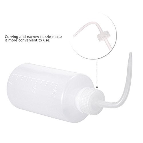 WKM Economy Plastic Squeeze Washing Bottle for Medical Lab, Tattoo Supplies, Irrigation Squeeze Sprinkling Can Wash Plant Bottle | Pack of 1 - (500 ml) - Image 2