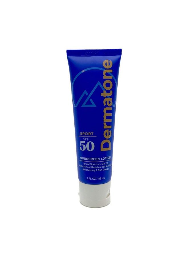 Dermatone Sport Spf 50 Sunscreen Lotion | Moisturizing | Nongreasy | Water & Sweat Resistant (80 Minutes) | 3.0Oz Tube - Image 2
