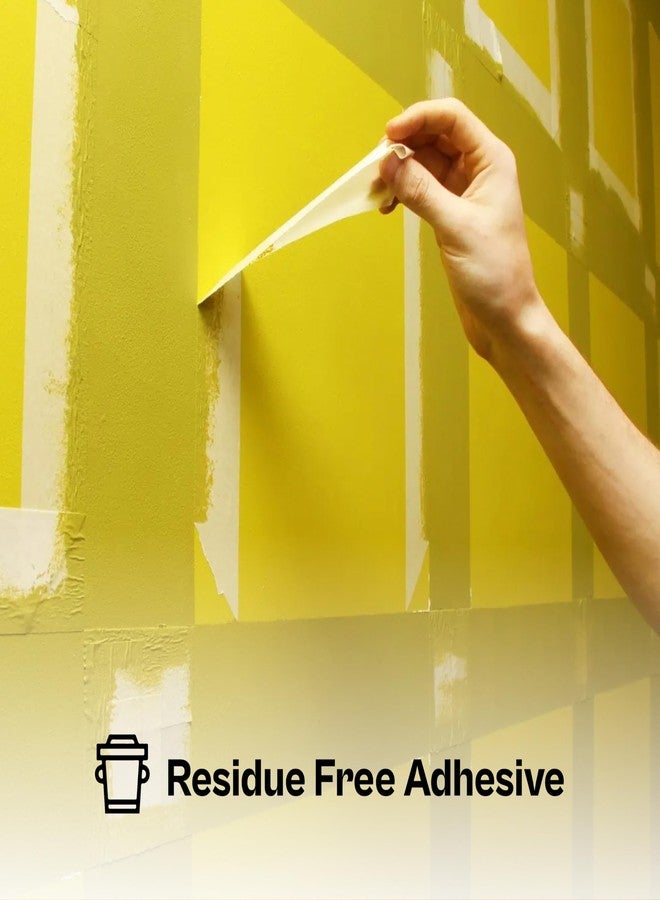 باكيدجينج سابلايز باي ميل شريط لاصق PSBM، 1.5 بوصة × 60 ياردة، عبوة من 24 قطعة، تصميم سهل التمزيق للرسم والفنون والحرف اليدوية [متوسط التحمل] - Image 5