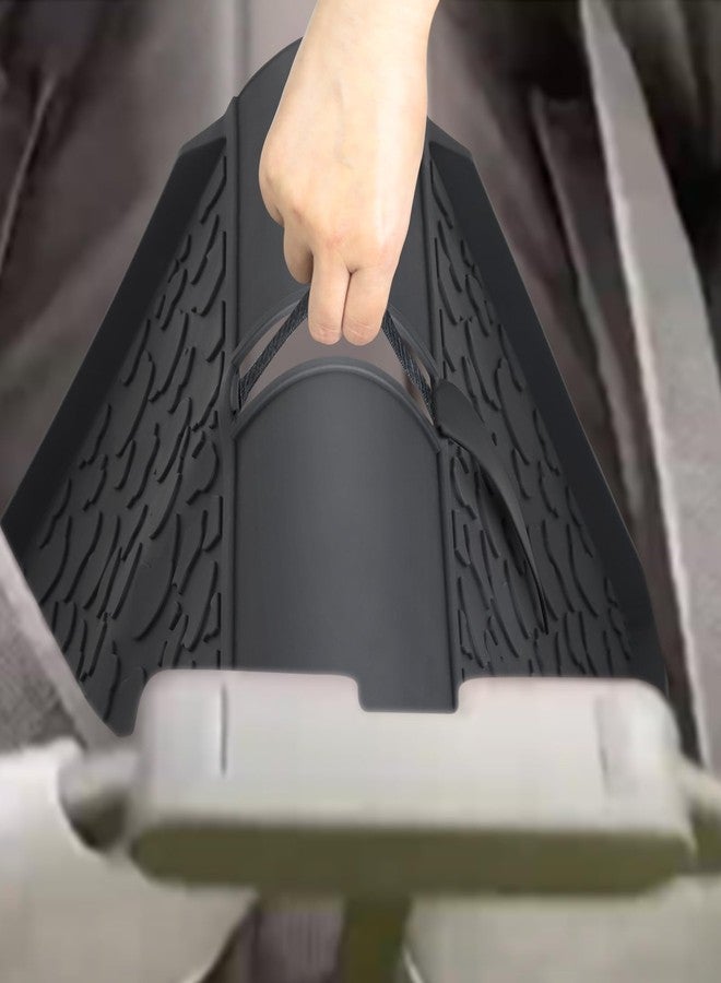 Myvikcar All Weather Mat for Wrangler Deluxe 4 Seater Stroller Wagon,Myvikcar Insert Floor Protect Pad 31.5x22'' (Black) - Image 3