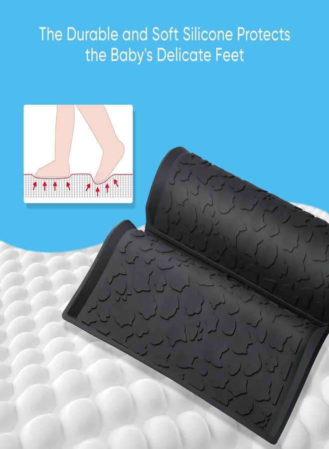 Myvikcar All Weather Mat for Wrangler Deluxe 4 Seater Stroller Wagon,Myvikcar Insert Floor Protect Pad 31.5x22'' (Black) - Image 4