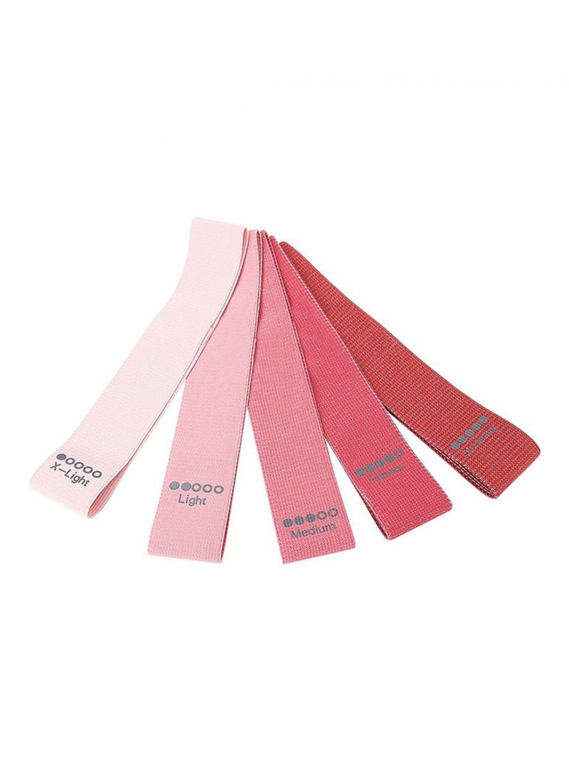 COMMANDO Fabric Resistance Bands Set (5-Pack) with Varying Strengths for Hips & Glutes Workouts  - Image 2