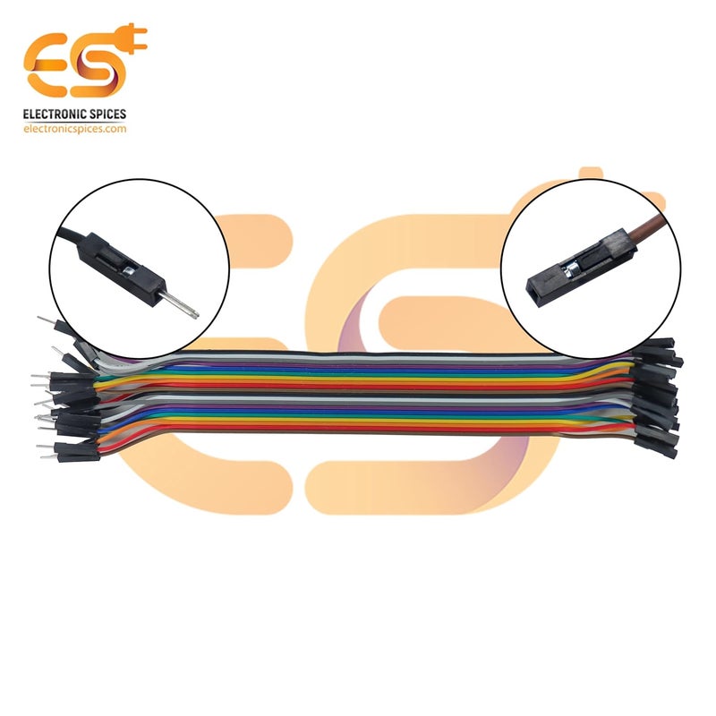 Electronicspices لوحة تجميع بدون لحام 400 نقطة ربط مع 60 سلك توصيل (20 سم) (ذكر-أنثى، أنثى-أنثى، ذكر-ذكر) للتجارب مع تصميمات الدوائر - Image 2