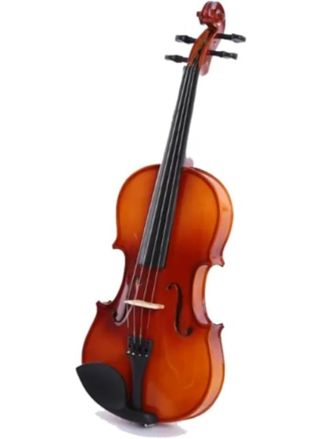 ميغاريا مجموعة الكمان المبتدئة بالحجم الكامل 4/4 - مجموعة أوركسترا من الخشب الصلب مع موالف رقمي، ومسند كتف قابل للتعديل، وأوتار إضافية، وروزين، وحقيبة مبطنة - Image 2