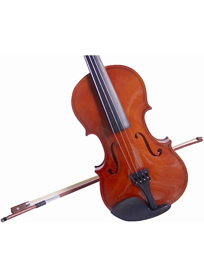 4/4 Full Size Violin Starter Kit – Solid Wood Orchestral Set with Digital Tuner, Adjustable Shoulder Rest, Extra Strings, Rosin, and Padded Case