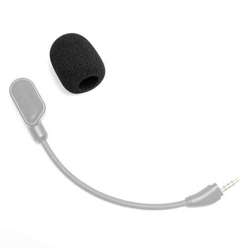 Voarmaks 4 Pcs Mic Cover Compatible with Kingston HyperX Cloud III, Cloud 3 Gaming Headset, High-Density Replacement Foam Microphone Windscreen - Image 5