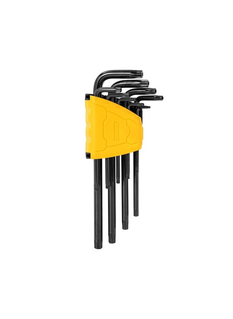 ANYM 9pcs Long Torx Key Allen Wrench Set Black