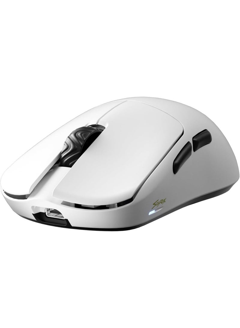Scyrox V6 wireless mouse is lightweight, low-latency, and comfortable, designed specifically for laptops. It delivers exceptional performance, taking your gaming experience to a new level with a response rate of up to 8000Hz. You can rely on fast and accurate responses during intense gaming sessions. Color: White - Image 2