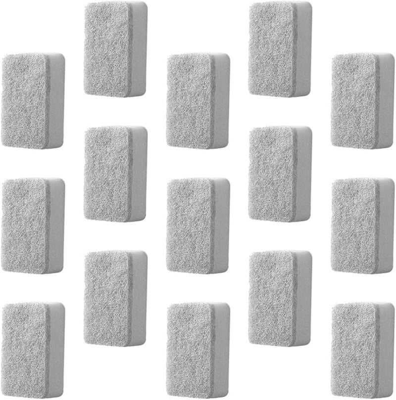 15Pcs Grey Dual Texture Scrub Sponges Multipurpose Kitchen Dishwashing Home Cleaning Set - Image 1