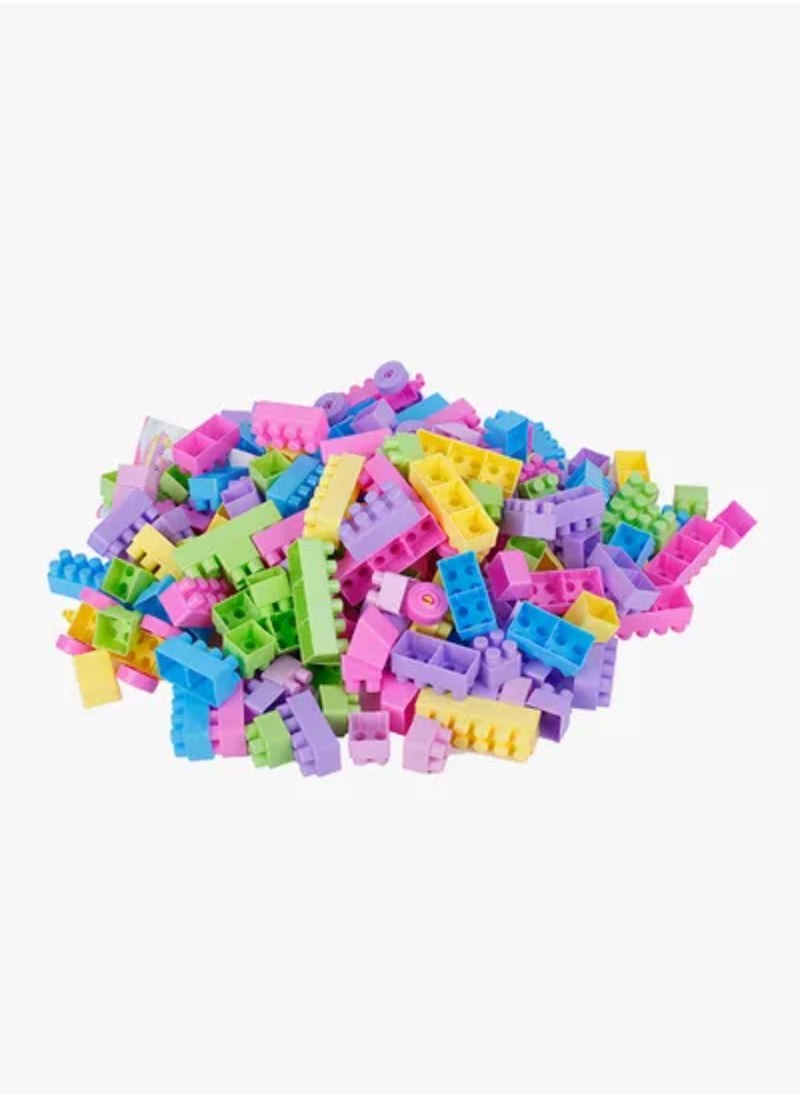 HJ-3831 60-Piece Colorful Exp Imagination Happy Family Building Block Set 3+ Years
