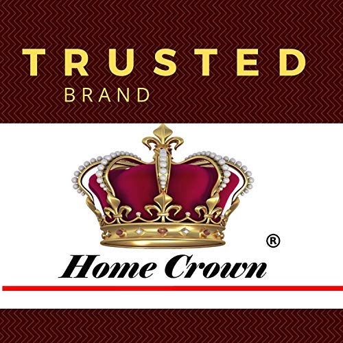 HOMECROWN Floral Design 3 Seater Cotton Fabric Sofa Cover Set for Living Room (2 Pieces) (Maroon) - Image 5