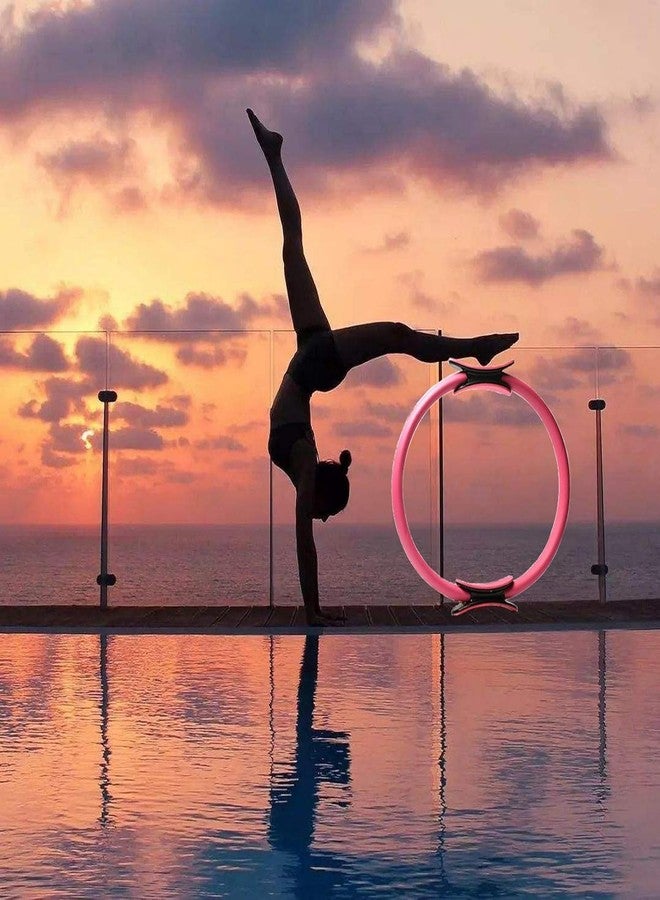 ROMILAS Yoga Circle Exercise Pilates Ring with Full Body Toning Fitness for Stretching, Relaxation (Multicolor) - Image 4