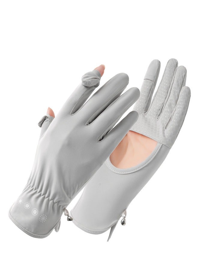 سي ال اس قفازات نسائية، قفازات قيادة، قفازات حماية من أشعة الشمس الصيفية غير قابلة للانزلاق - Image 1