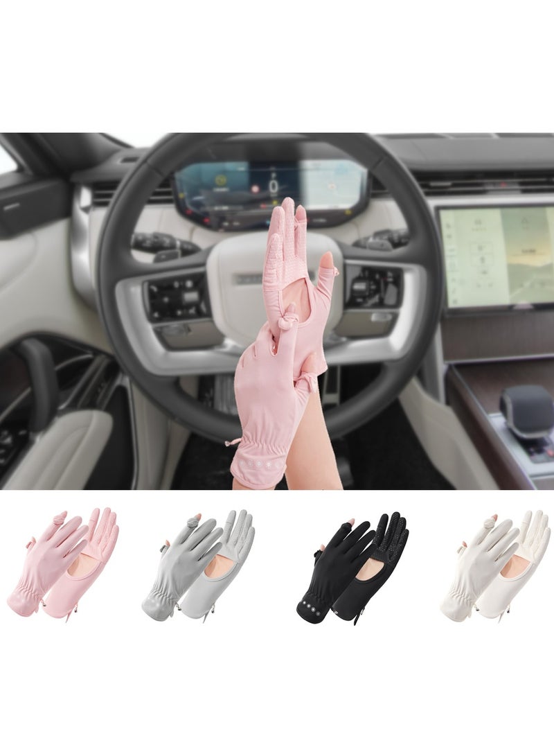 سي ال اس قفازات نسائية، قفازات قيادة، قفازات حماية من أشعة الشمس الصيفية غير قابلة للانزلاق - Image 2