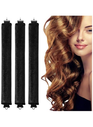 Heatless Hair Curler with Flexible Rods and Hook, Heatless Curling for All Hair Types, Comfortable Heatless Curlers for Sleeping, Curls Overnight, Black - pzsku/Z717389BC8F78B0B8DA53Z/45/_/1722696606/4d356b72-7119-426a-b23a-d0eae8b898fa