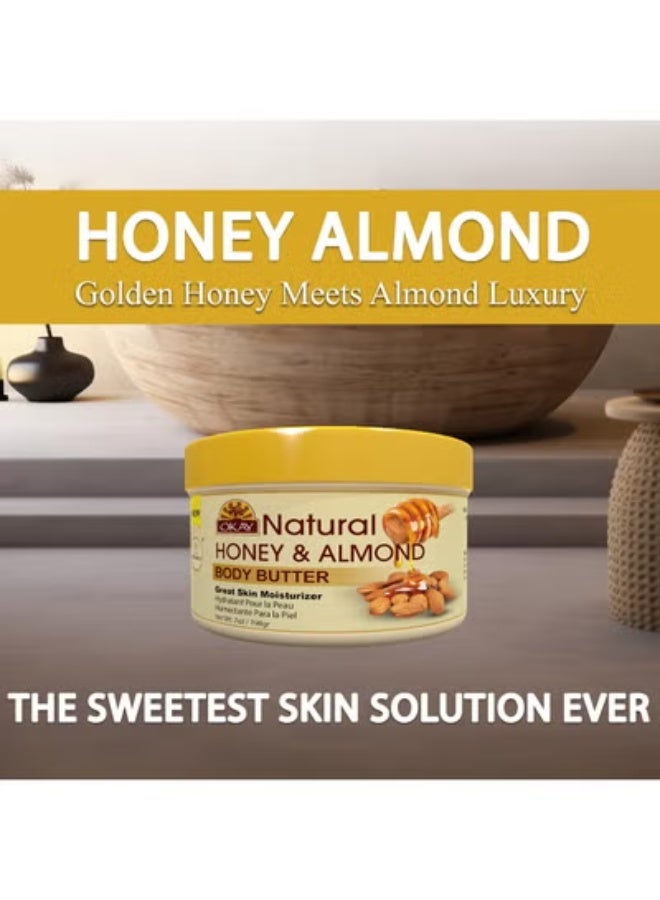 أوكي زبدة الجسم بالعسل واللوز من أوكي بيور ناتشورالز - 7 أونصة / 198 مل - Image 2