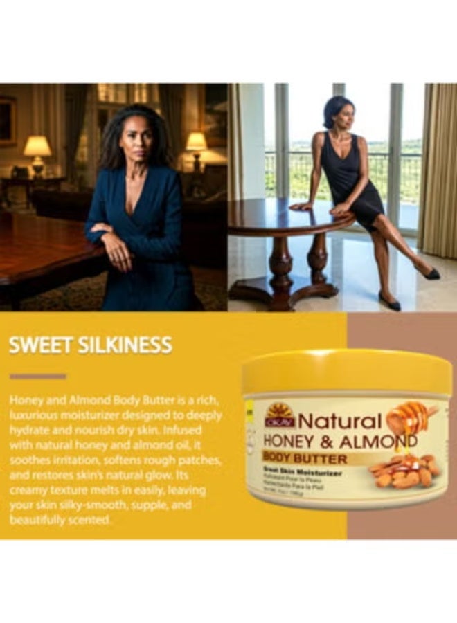 أوكي زبدة الجسم بالعسل واللوز من أوكي بيور ناتشورالز - 7 أونصة / 198 مل - Image 3