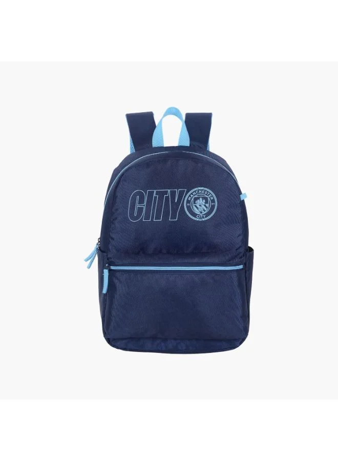 Mayfair Manchestercity Backpack 17W Pencilcase Navy Blue